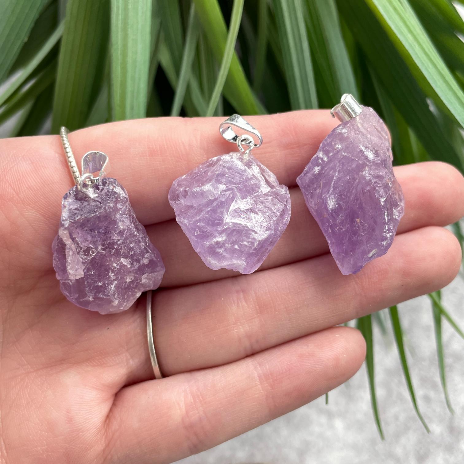 Rough Mini Pendant - Amethyst Rough Mini Pendant - Amethyst